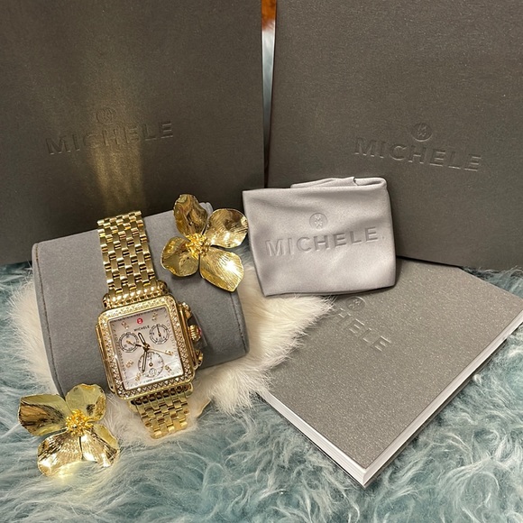 Michele deco diamond watch - Picture 4 of 12